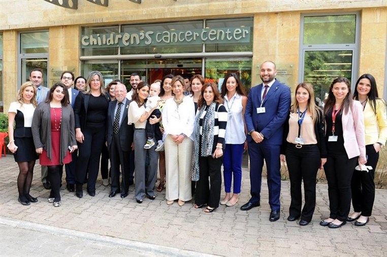 Salma Hayek Visits CCCL
